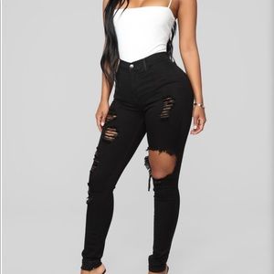 Black Glistening Jeans NWT🖤